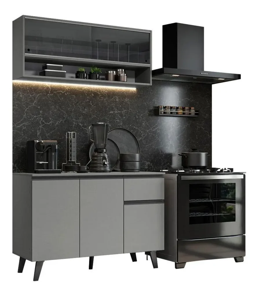 cozinha pequena modulada