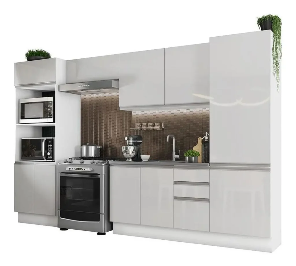 cozinha pequena modulada