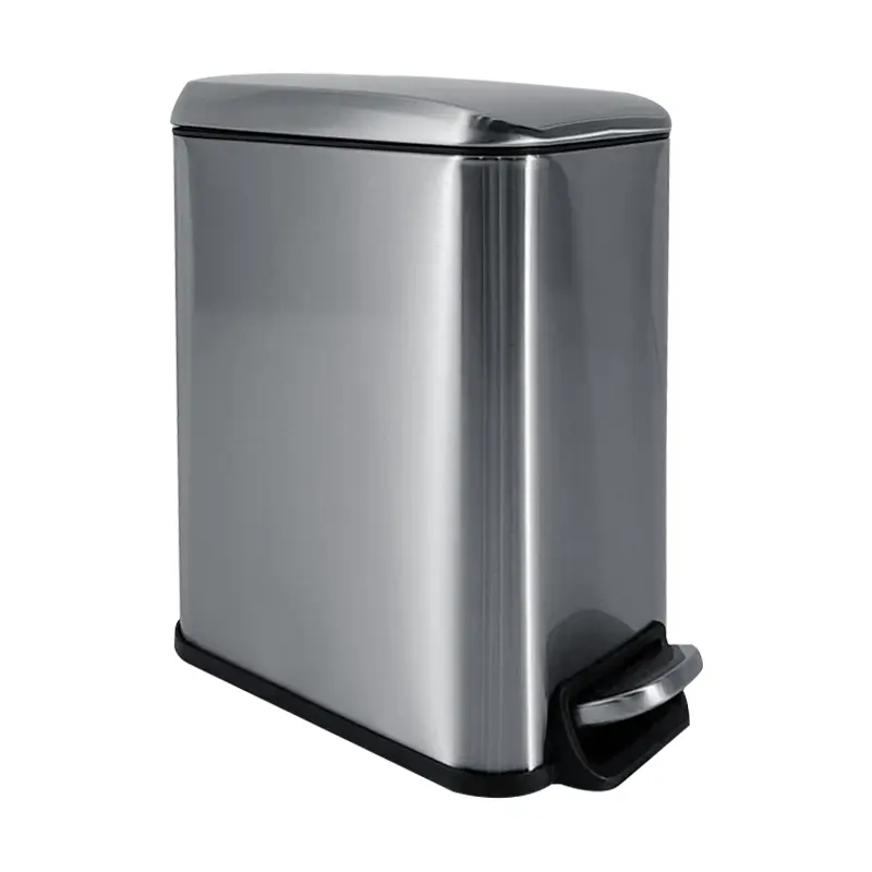 lixeira inox para banheiro