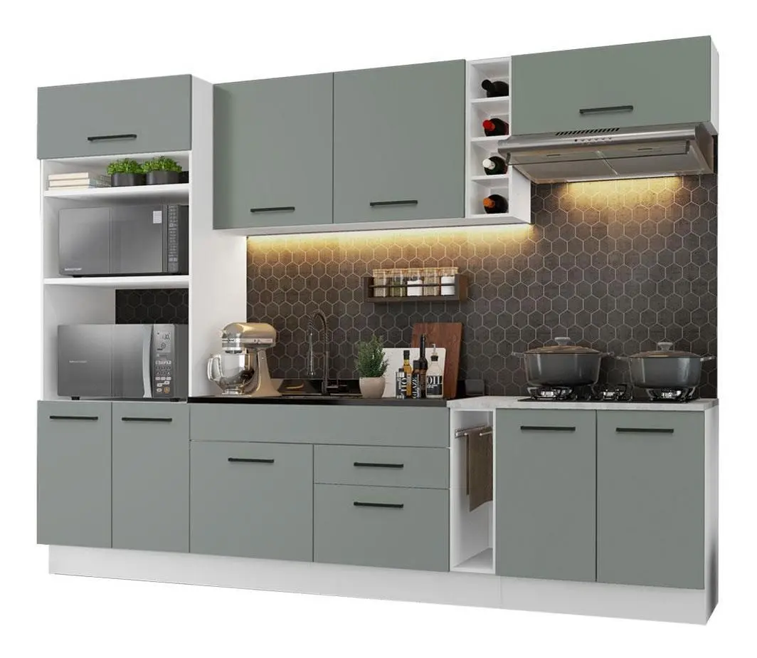 cozinha pequena modulada