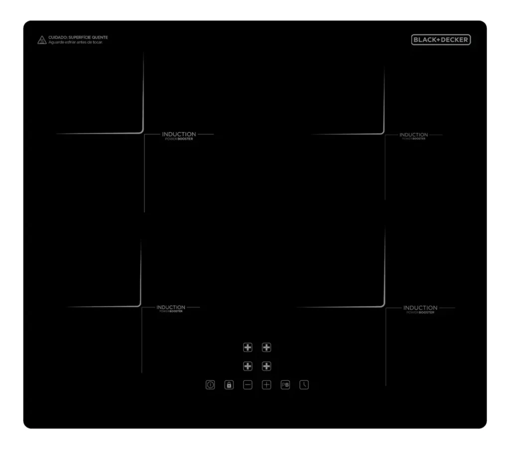 cooktop de indução 4 bocas