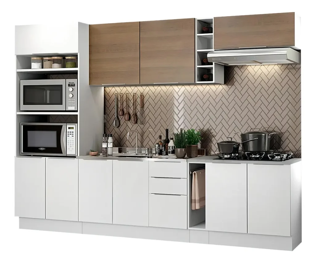 cozinha pequena modulada