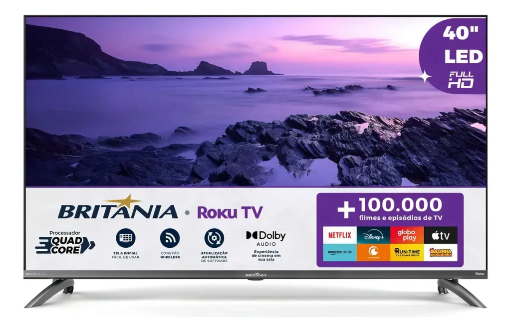 Smart TV para sala pequena,