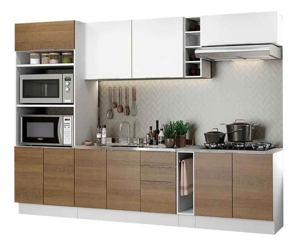 cozinha pequena modulada