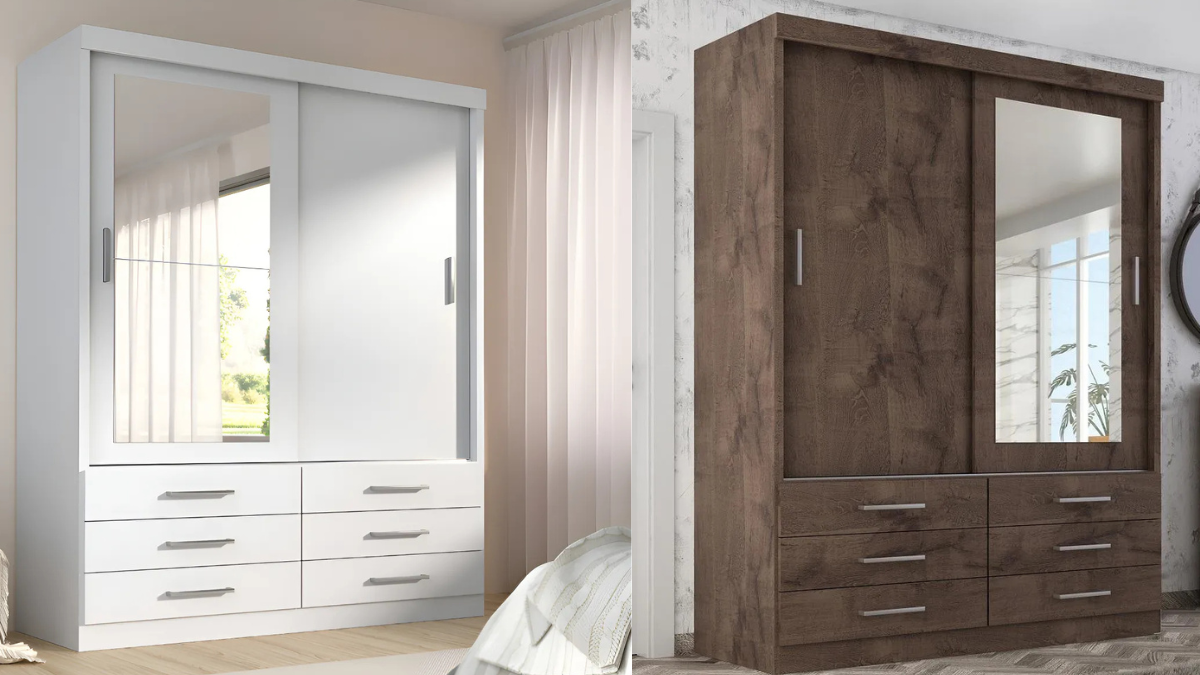 Guarda roupa para quarto pequeno