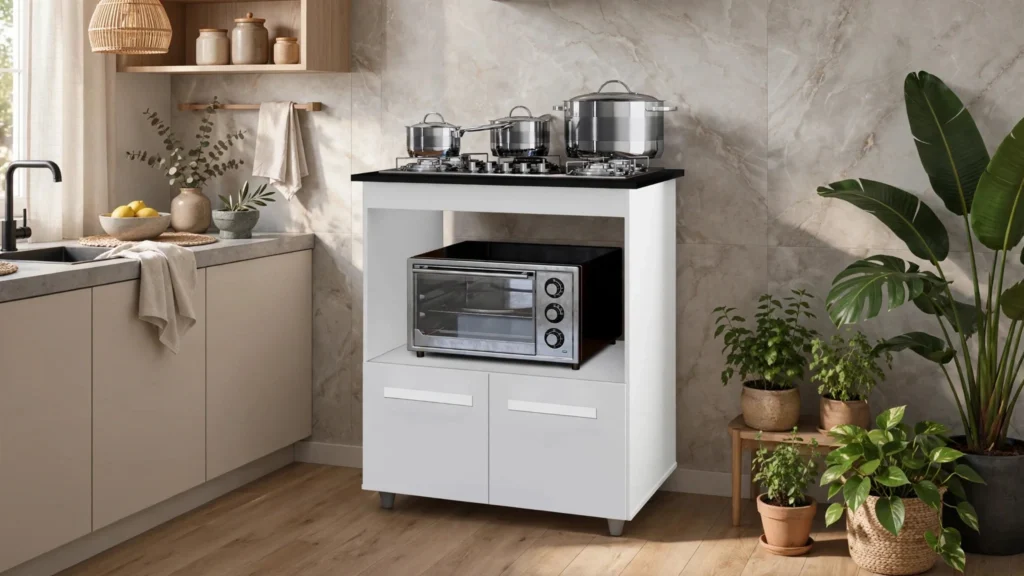 balcão cooktp para cozinha branca